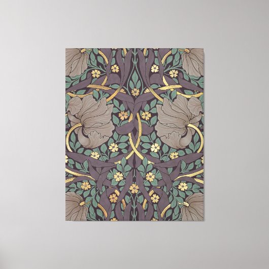 William Morris Pimpernel  Pattern Canvas Pr (Voorkant)