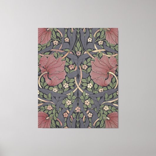 William Morris Pimpernel  Pattern Canvas Pr (Voorkant)