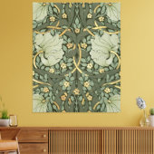 William Morris Pimpernel Pattern Canvas Pr Afdruk (Insitu (Woonkamer))