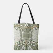 William Morris Pimpernel Pattern Canvas tas (Achterkant)