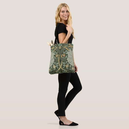 William Morris Pimpernel Pattern Canvas tas (Op model)