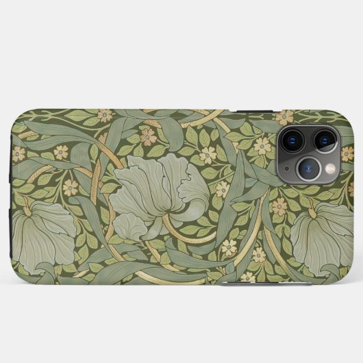 William Morris Pimpernel  Pattern Case-Mate iPhone Case (Achterkant (horizontaal))