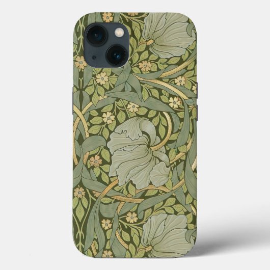 William Morris Pimpernel  Pattern Case-Mate iPhone Case (Achterkant)