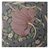 William Morris Pimpernel  Pattern Ceramic T Tegeltje (Voorkant)