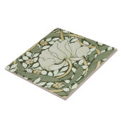 William Morris Pimpernel Pattern Ceramic T Tegeltje (Zijkant)