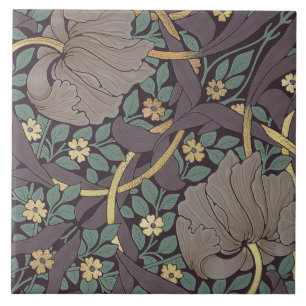 William Morris Pimpernel Pattern Ceramic T Tegeltje