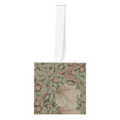 William Morris Pimpernel Pattern Cube Orna Kubus Ornament (Voorkant)