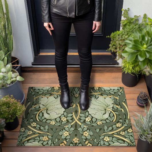 William Morris Pimpernel  Pattern Doormat Deurmat