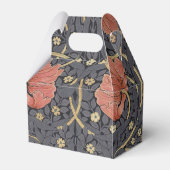 William Morris Pimpernel  Pattern Favor Box Bedankdoosjes (Achterkant)
