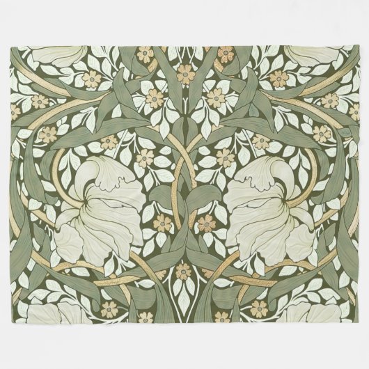 William Morris Pimpernel  Pattern Fleece Bl (Voorkant (Horizontaal))