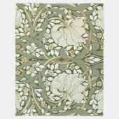 William Morris Pimpernel  Pattern Fleece Bl Deken (Voorkant)
