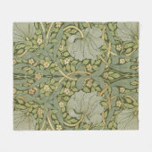 William Morris Pimpernel  Pattern Fleece Deken (Voorkant (Horizontaal))