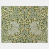 William Morris Pimpernel Pattern Fleece Deken (Voorkant (Horizontaal))