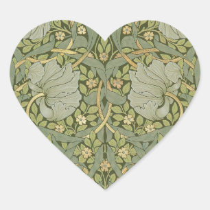 William Morris Pimpernel  Pattern Hart Sticker