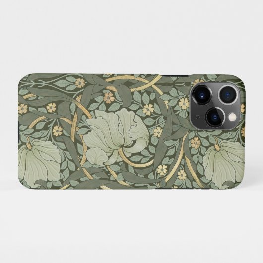 William Morris Pimpernel Pattern iPhone Ca iPhone Hoesje (Achterkant horizontaal)
