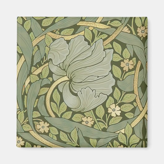 William Morris Pimpernel  Pattern Magnet Magneet (Voorkant)