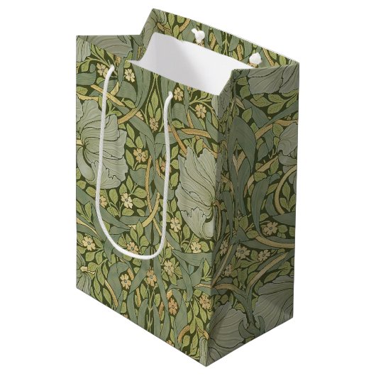 William Morris Pimpernel  Pattern Medium Cadeauzakje (Voorkant Gekanteld)