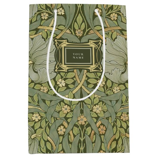 William Morris Pimpernel  Pattern Medium Cadeauzakje (Voorkant)