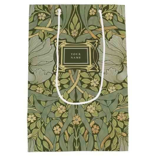 William Morris Pimpernel  Pattern Medium Cadeauzakje (Achterkant)