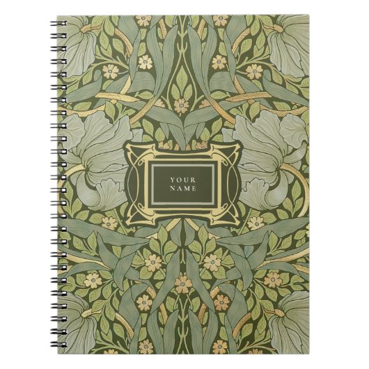 William Morris Pimpernel  Pattern Notitieboek (Voorkant)