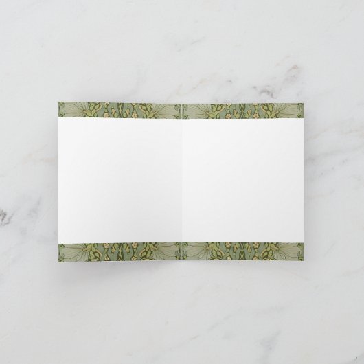 William Morris Pimpernel Pattern Notitiekaartje (Binnen)