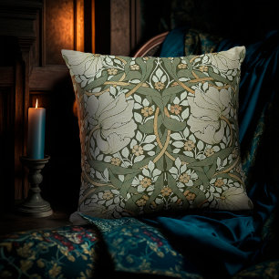 William Morris Pimpernel  Pattern Throw Pil Kussen