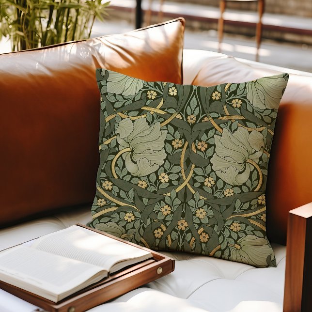 William Morris Pimpernel  Pattern Throw Pil Kussen (Creator heeft geüpload)