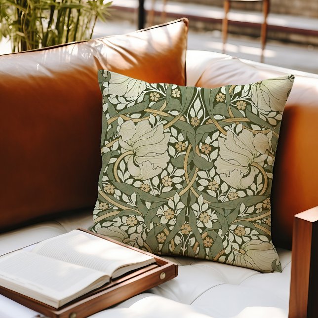 William Morris Pimpernel  Pattern Throw Pil Kussen (Creator heeft geüpload)