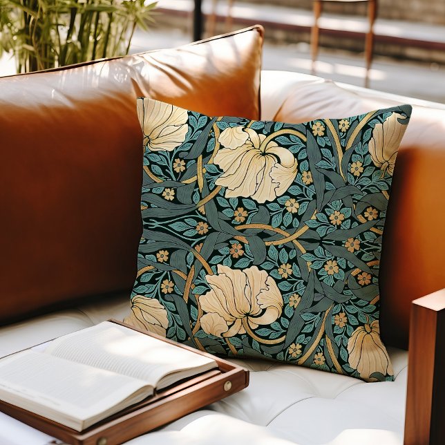 William Morris Pimpernel  Pattern Throw Pil Kussen (Creator heeft geüpload)