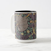 William Morris Pimpernel  Pattern Two-Tone Tweekleurige Koffiemok (Voorkant links)