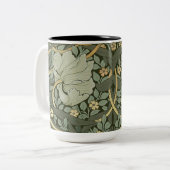 William Morris Pimpernel  Pattern Two-Tone Tweekleurige Koffiemok (Voorkant links)