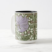 William Morris Pimpernel  Pattern Two-Tone Tweekleurige Koffiemok (Voorkant links)