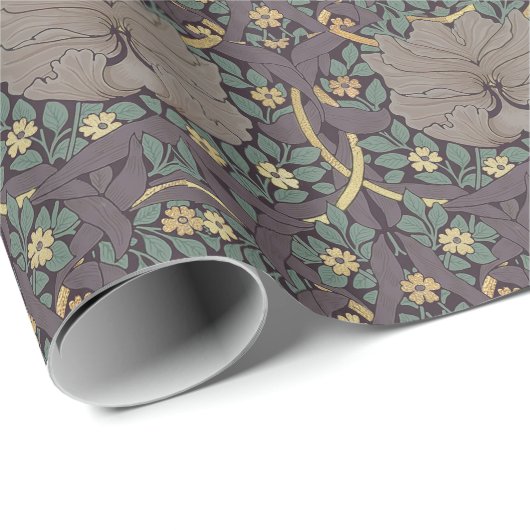 William Morris Pimpernel Pattern Wrapping Cadeaupapier (Rol Hoek)