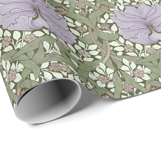 William Morris Pimpernel Pattern Wrapping Cadeaupapier (Rol Hoek)