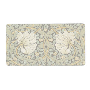 William Morris Pimpernel Pre-Raphaelite Etiket