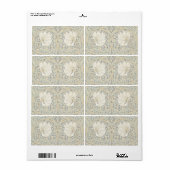 William Morris Pimpernel  Pre-Raphaelite Etiket (Full Sheet)