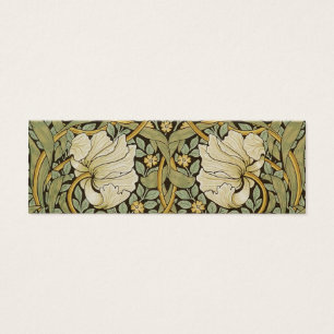 William Morris Pimpernel Pre-Raphaelite Mini Visitekaartjes