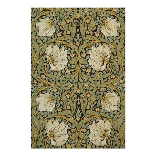 William Morris Pimpernel  Pre-Raphaelite Perfect Poster (Voorkant)