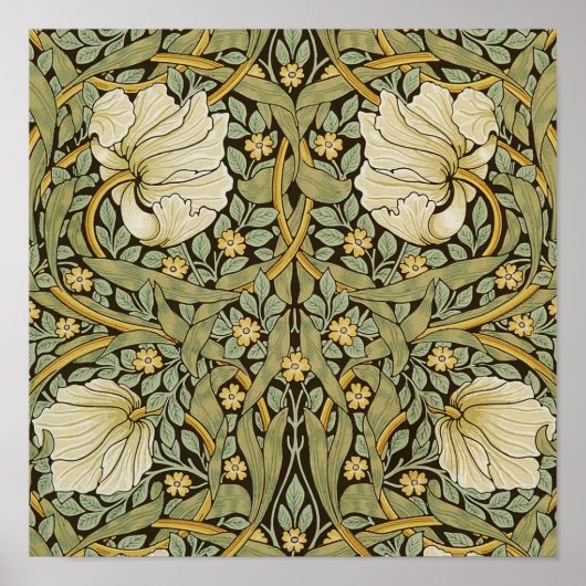 William Morris Pimpernel  Pre-Raphaelite Poster (Voorkant)