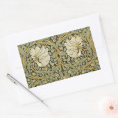 William Morris Pimpernel Pre-Raphaelite Rechthoekige Sticker (Envelop)