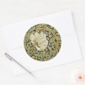 William Morris Pimpernel  Pre-Raphaelite Ronde Sticker (Envelop)