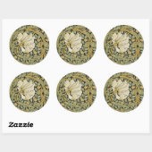 William Morris Pimpernel  Pre-Raphaelite Ronde Sticker (Vel)