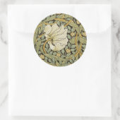William Morris Pimpernel  Pre-Raphaelite Ronde Sticker (Tas)