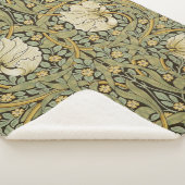 William Morris Pimpernel  Pre-Raphaelite Sherpa Deken (3/4)