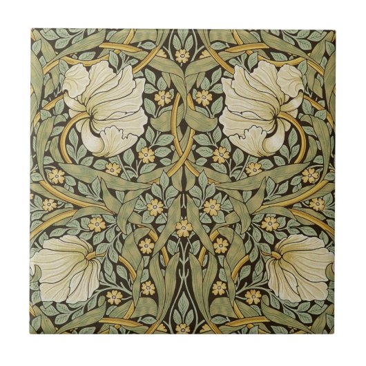 William Morris Pimpernel  Pre-Raphaelite Tegeltje (Voorkant)