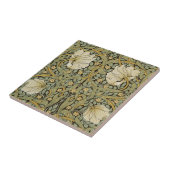 William Morris Pimpernel  Pre-Raphaelite Tegeltje (Zijkant)