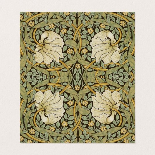 William Morris Pimpernel  Pre-Raphaelite Visitekaartjes (Buitenkant ongevouwen)