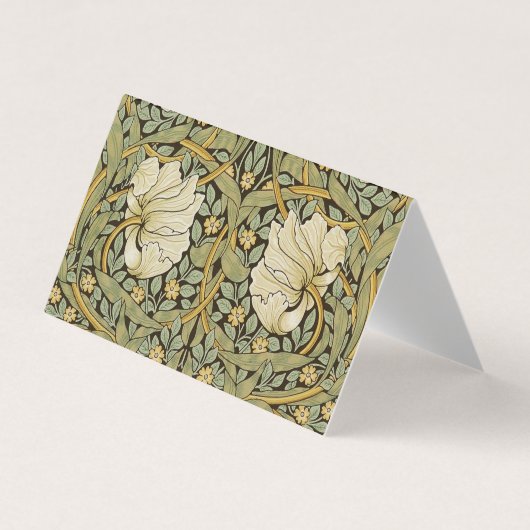 William Morris Pimpernel  Pre-Raphaelite Visitekaartjes (Voorkant)