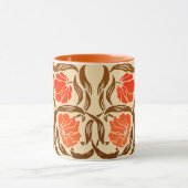 William Morris Pimpernel, Rust Oranje en Brown Mok (Midden)