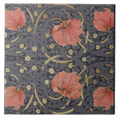 William Morris Pimpernel Seamless Pattern Tegeltje (Voorkant)